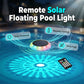 Lampe de piscine flottante à énergie solaire avec télécommande