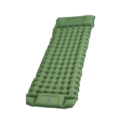 🍃 PROMO EXCEPTIONNELLE 50% DE RÉDUCTION ! 🛏️ Matelas Gonflable Portable Léger – Pompe Intégrée au Pied, Oreiller Inclus & 10 cm d’Épaisseur – Confort Optimal pour le Camping et les Voyages ✅🎒