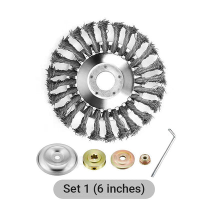 🔪🌿⚙️ OFFRE LIMITÉE 50% DE RÉDUCTION! Kit de Têtes de Coupe Résistantes à l'Usure – Acier de Qualité, 2 Tailles (6″/8″), S'adapte à la Plupart des Débroussailleuses – Affrontez les Mauvaises Herbes et l'Herbe Dure avec une Performance Durable 💪🌾