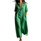 ⏳🔥50 % DE RÉDUCTION POUR UNE DURÉE LIMITÉE ! 👗 Élégante robe à manches courtes pour femme, en coton et lin, avec col – légère, chic et confortable ✨