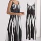 👗Robe Imprimée à Col en V et à Bretelles Spaghetti pour Femmes