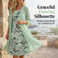 Ensemble 2 pièces pour femme : robe élégante en mousseline et cardigan