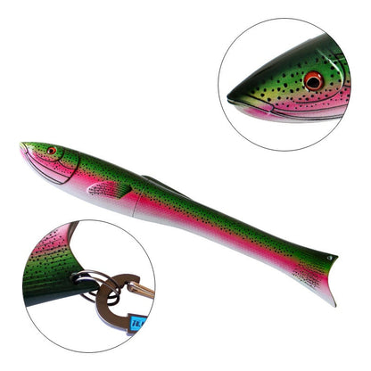 🔥Offre spéciale 2026 : 50 % de réduction !✨ Ensemble canne à pêche télescopique et moulinet en forme de poisson
