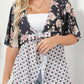 🌸Soldes de printemps : 49 % de réduction🌸Cardigans pour femme à fleurs, à manches volantées et à nouer, style bohème fluide et ample