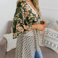 🌸Soldes de printemps : 49 % de réduction🌸Cardigans pour femme à fleurs, à manches volantées et à nouer, style bohème fluide et ample
