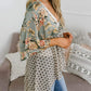 🌸Soldes de printemps : 49 % de réduction🌸Cardigans pour femme à fleurs, à manches volantées et à nouer, style bohème fluide et ample