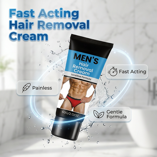 Crème dépilatoire douce pour hommes