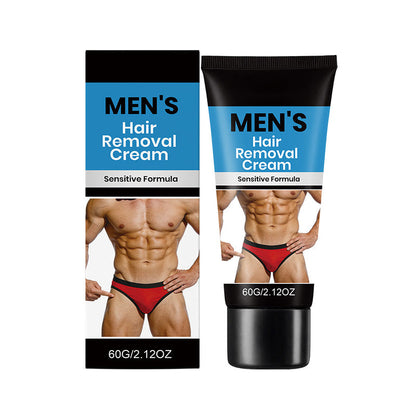 Crème dépilatoire douce pour hommes
