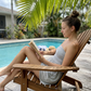 Robe tube sans bretelles pour femme, combishort d'été à volants pour la plage