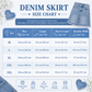 Robe longue ample en denim délavé pour femme