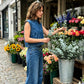 Ensemble femme composé d'un haut sans manches à col montant et d'un pantalon