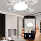 🌀Nouveau ventilateur de plafond avec éclairage et douille E27 – Ventilateur LED silencieux 2 en 1 avec télécommande, combinaison écoénergétique de refroidissement et d'éclairage pour la chambre à coucher