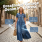 👗✨Robe longue en jean vintage pour femme – Un chic décontracté pour tous les jours🔥