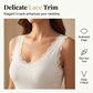 🔥✨ 1 ACHETÉ 1 OFFERT ! Débardeur Femme Slim Fit Côtelé – Bonnets Intégrés Sans Armatures, Bordure Dentelle V, Tissu Coton Extensible Respirant, Dos Lisse · Noir Blanc Gris · S à XL ⏰
