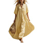 🏃‍♀️ Ça part comme des petits pains – n’hésitez pas ! Robe longue d’été légère pour femme, avec encolure en V