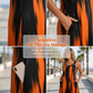 ⏳50 % de réduction pour une durée limitée⏰Robe longue imprimée sans manches pour femme♨️👗