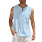 Débardeur décontracté à lacets pour homme