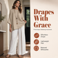 ⌛Offre à durée limitée – Ensemble 2 pièces pour femme : haut ample et pantalon à jambes larges