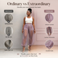Pantalon lanterne à empiècements en maille pour femmes