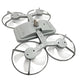 Ventilateur lumineux modèle drone E27 à 3 vitesses avec télécommande