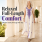 Robe fluide à encolure en V flatteuse