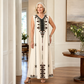 Robe fluide à encolure en V flatteuse