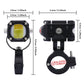 🏍️ PROMO FLASH 50 % ! 💡 Projecteur LED Universel pour Moto – Double Faisceau (Route/Croisement), Puce Haute Intensité, Étanche, Alliage Aluminium, 12-80V 🏆