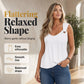 Débardeur d'été unie, coupe ample, pour femme