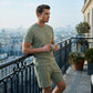 👕🩳🌿 OFFRE LIMITÉE 50% DE RÉDUCTION! Ensemble T-Shirt & Short Léger et Décontracté pour Homme – Mélange de Coton Doux, Tissu Respirant, Coupe Relax – Idéal pour le Quotidien, la Détente ou les Sorties du Week-end 🏡