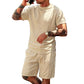 👕🩳🌿 OFFRE LIMITÉE 50% DE RÉDUCTION! Ensemble T-Shirt & Short Léger et Décontracté pour Homme – Mélange de Coton Doux, Tissu Respirant, Coupe Relax – Idéal pour le Quotidien, la Détente ou les Sorties du Week-end 🏡