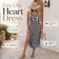 🔥-40%👗 Robe Tank Femme Sans Manches – Coupe Ample Col Rond Imprimé Cœur