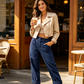 🔥-54%👖 Pantalon Femme Décontracté – Taille Haute Poches Confort Coupe Ample🤍  pour le quotidien