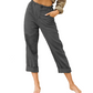 🔥-54%👖 Pantalon Femme Décontracté – Taille Haute Poches Confort Coupe Ample🤍  pour le quotidien