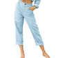 🔥-54%👖 Pantalon Femme Décontracté – Taille Haute Poches Confort Coupe Ample🤍  pour le quotidien