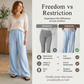 ✨Pantalon large à taille haute et cordon de serrage pour femme