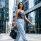 ✨Pantalon large à taille haute et cordon de serrage pour femme