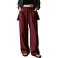 ✨Pantalon large à taille haute et cordon de serrage pour femme