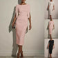 Robe crayon ajustée pour femme
