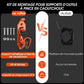 Supports muraux robustes avec pinces pour outils