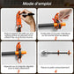 Supports muraux robustes avec pinces pour outils