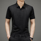 Chemise en soie glacée à haute élasticité infroissable pour hommes