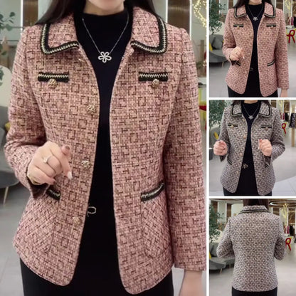 Veste vintage de boutons élégants pour un cadeau pour femmes-poste