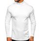 T-shirt à manches longues et col montant pour hommes