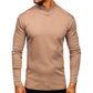 T-shirt à manches longues et col montant pour hommes