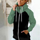 Grand sweat à capuche femme hiver manches longues poche zippée ample grand sweat