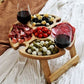 Table de pique-nique pliante en bois - avec porte-verre