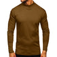 T-shirt à manches longues et col montant pour hommes
