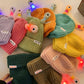 🔥 Réduction de 60% sur le Black Friday 🤖 Hiver parent - enfant mignon lumineux petit monstre tricot chapeau