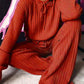 Costume décontracté deux pièces de couleur unie