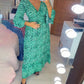 Robe détendue avec motif de léopard
